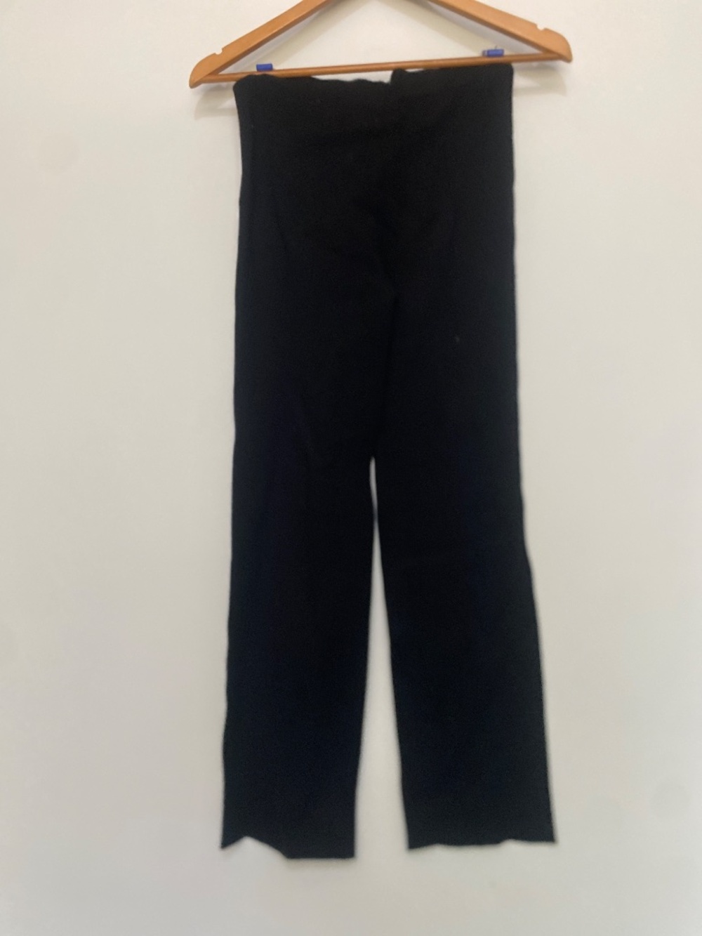 Zara S Front-Line Knit Slit Pants. - Picture 5 of 13
